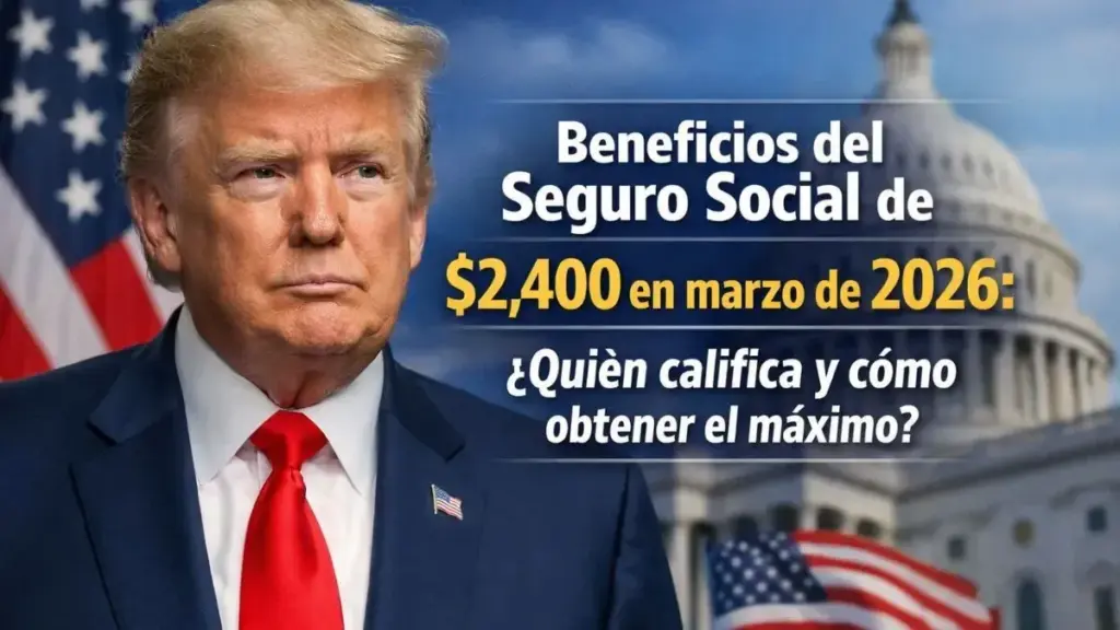 Beneficios del Seguro Social de $2400 en marzo de 2026