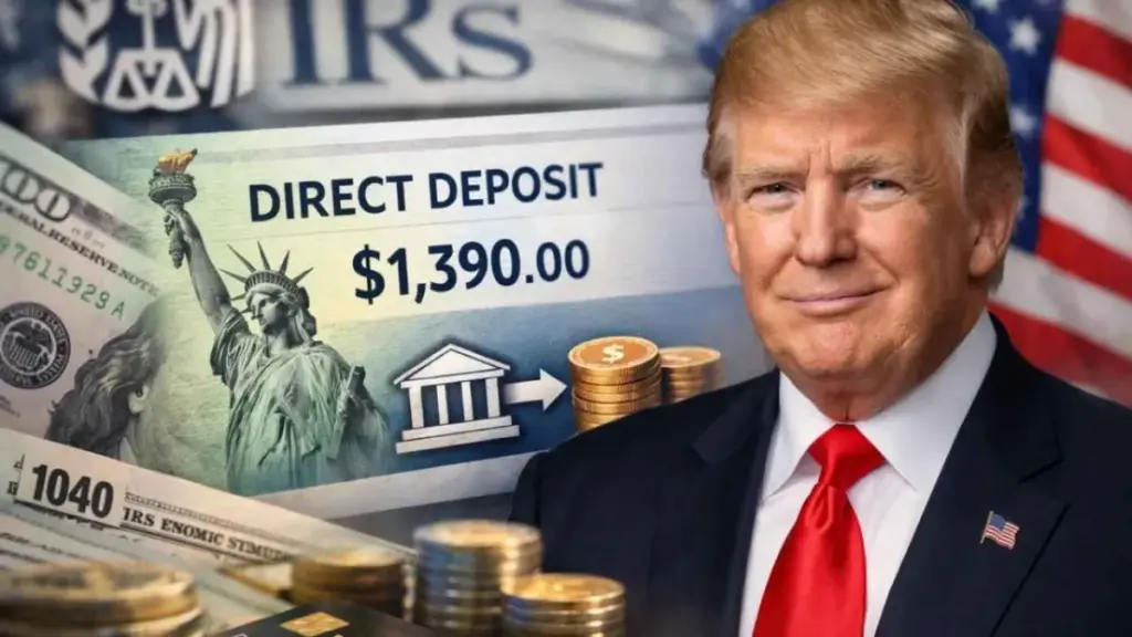 depósito directo de $1,390 para abril de 2026