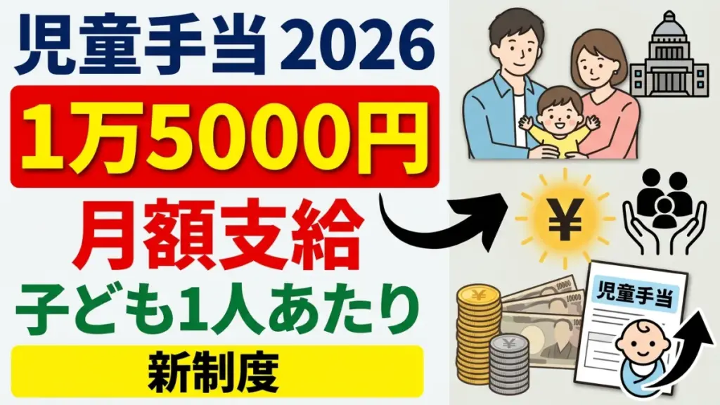 日本児童手当2026年